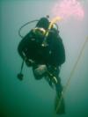 guy in lake Michigan