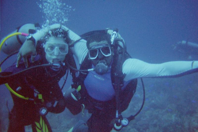 Me and Divemaster Mark in Barbados