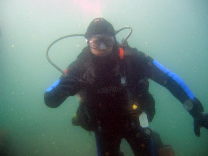 Posing in Sea of Cortez