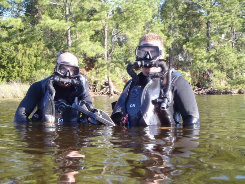 mugg and i before the mk25 dive