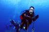 Mary on a reef hook, Blue Corner Palau