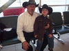 Me and my son Christopher at Edmonton airport