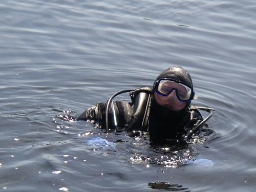 My first dive with my new drysuit