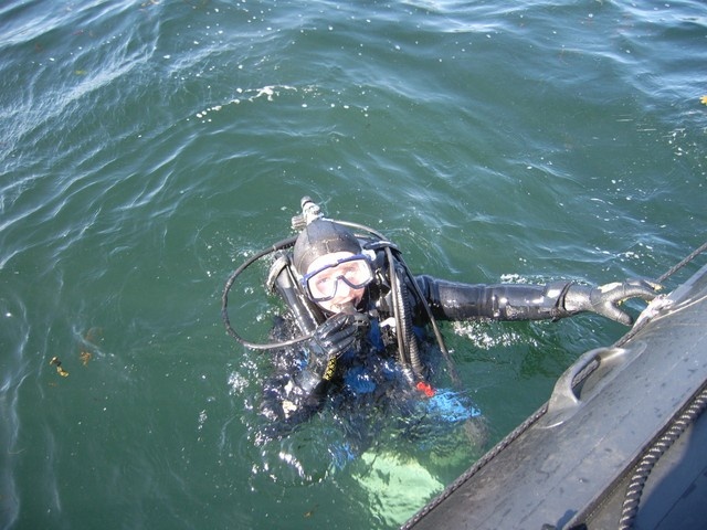 Me diving