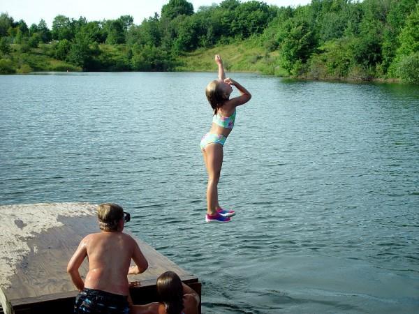 Jumping in.