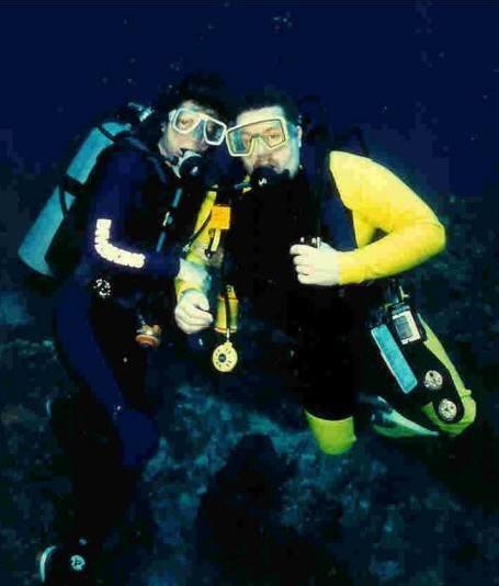 My wife and I in the Bahamas.