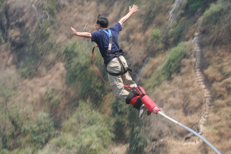 Bungee Jumping in Victoria Falls Bridge, Africa