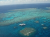 View of Barrier Reef of Australia from Heli
