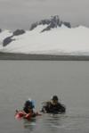 First dive in Antarctic