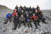 After the first dive in Antarctic