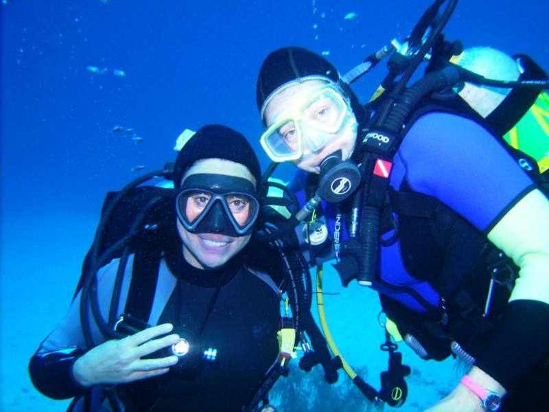 Gail & Deb (Dive Buddies - Little Cayman - Jan 09