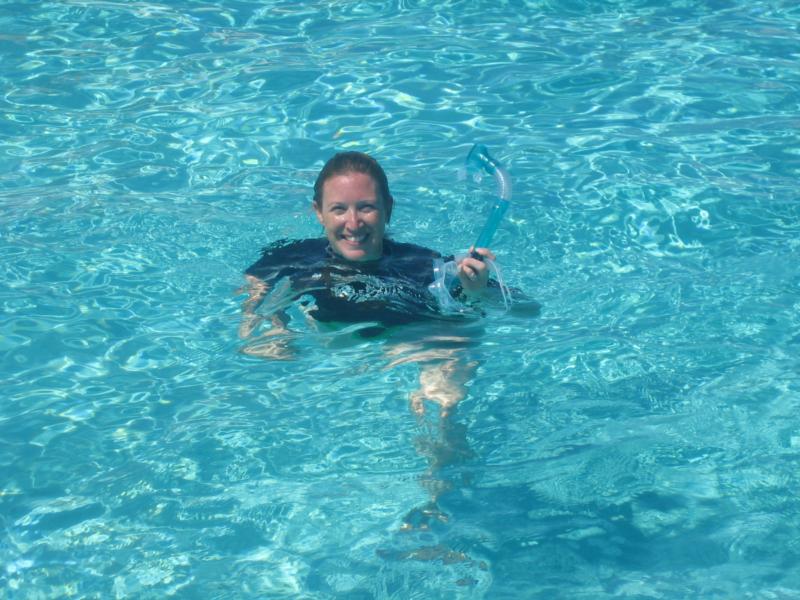 Sheila @ Sandbar - Stingray City - Sep 08
