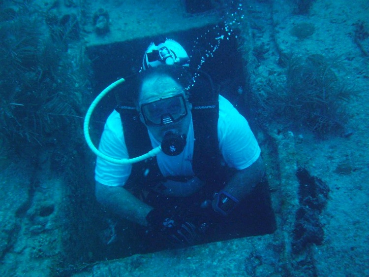 Deck Hatch of the Wreck of the M.V. Nicholson