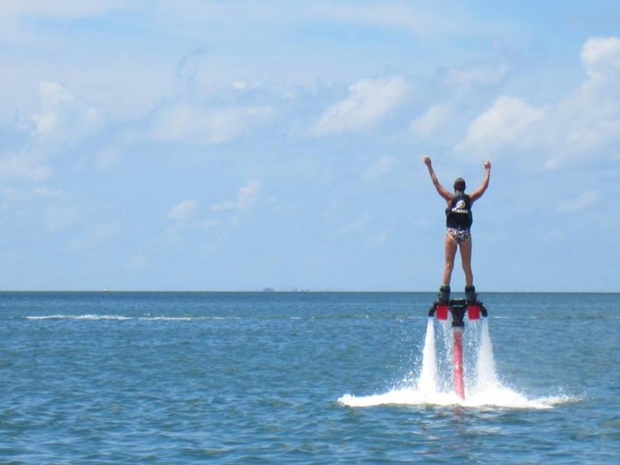 Fly boarding