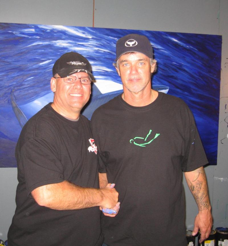 With Wyland at SCUBA Show 2010