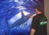 Wyland painting at SCUBA Show 2010