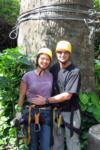 Ziplining in ROATAN