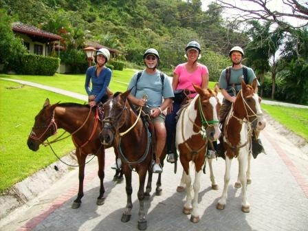 The Gang Horseback riding in Costa Rica 2008