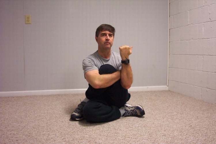 Picture of me doing Stretch routine 07