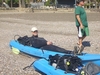 Preparing to kyak dive at Two Harbors, Catalina (California). 2007