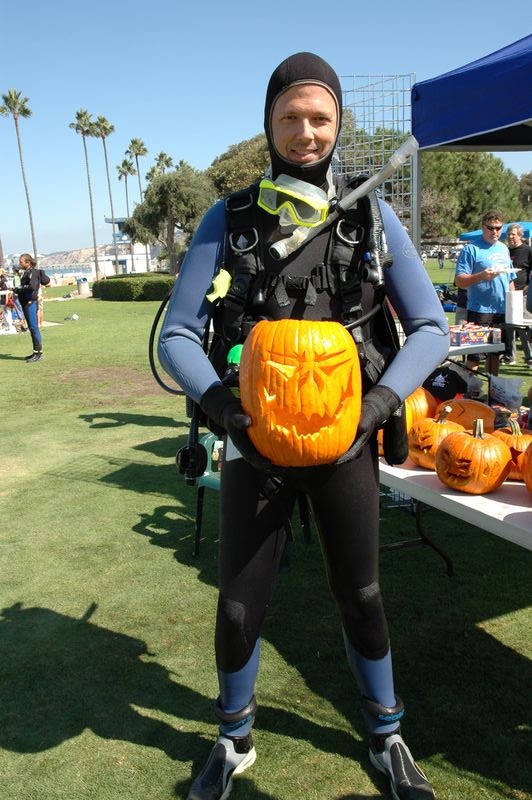 Underwater Pumpkin Carver Extraordinaire! 2006