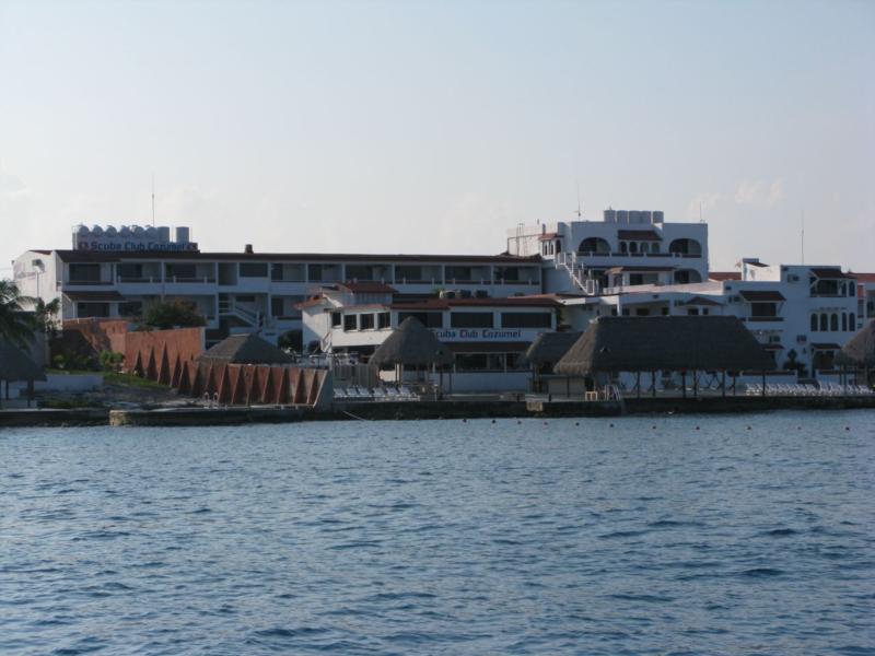 Scuba Club Cozumel from boat