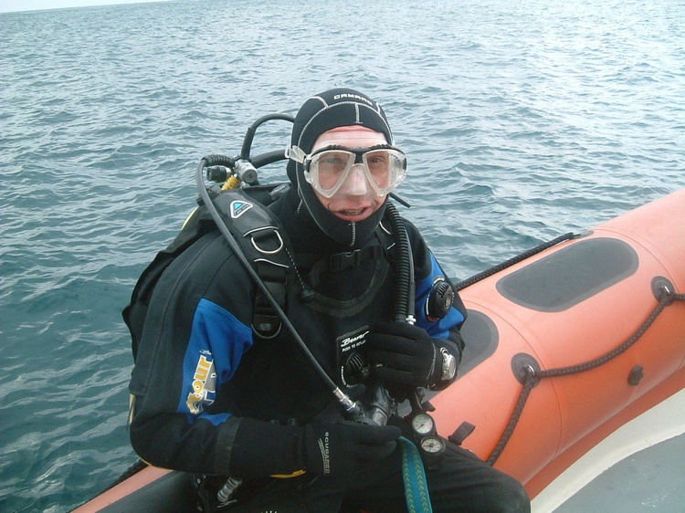 About to dive