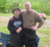 Austin and Kevin after completing Austin’s drysuit certification