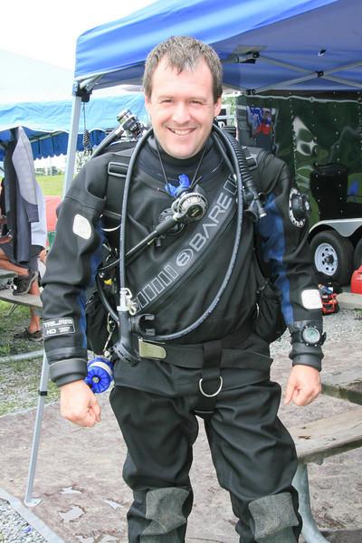 Myself (JF) in drysuit with my LP85s