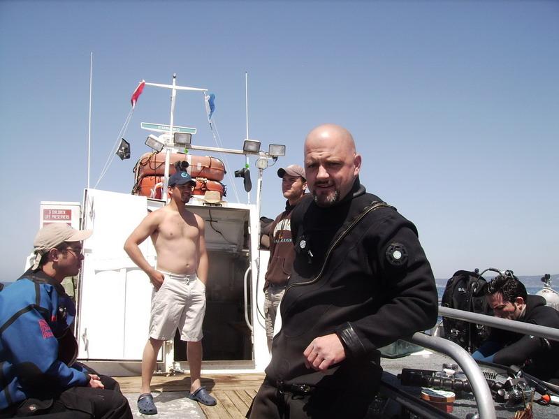 Me on the Cypress Sea boat in Monterrey, CA