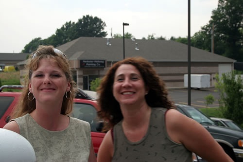 My dive buddy,Terri & I at dive club meeting