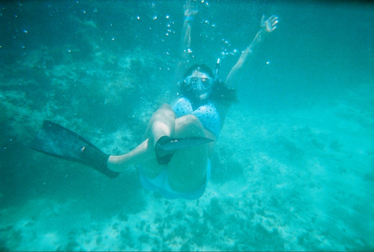 Snorkling in Jamacia