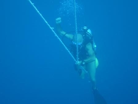 Millar Maru Wreck sub-surface buoy