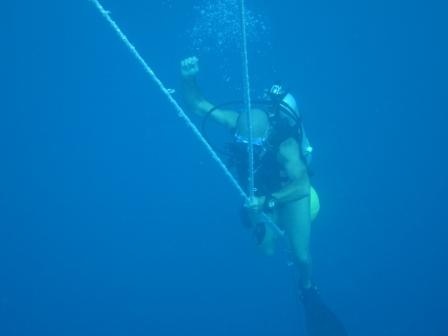 Millar Maru Wreck sub-surface buoy