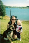 Me with my daughter Gianna and my dog Denali