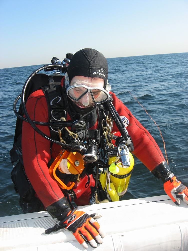 At the wreck of the San Diego, Long Island, NY