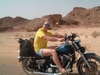 Riding along the Dead Sea in Israel