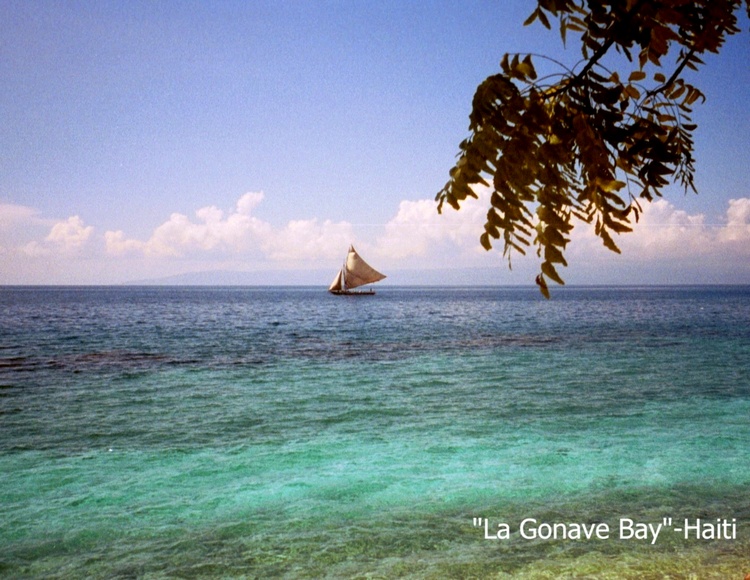 Charcoal Boat LaGonave Bay, Haiti(Photo taken by Nicole Adams on our 2004 trip-from a moving truck!)