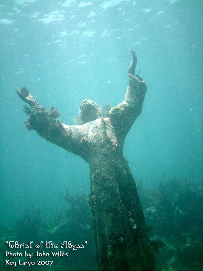 Christ of the Abyss. Took it snorkeling.