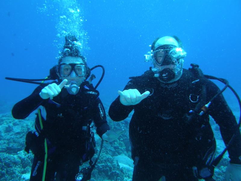 My Son Michael and I in Hawaii