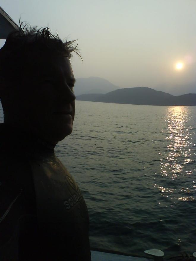 evening before a night dive-Sai Kung, Hong Kong