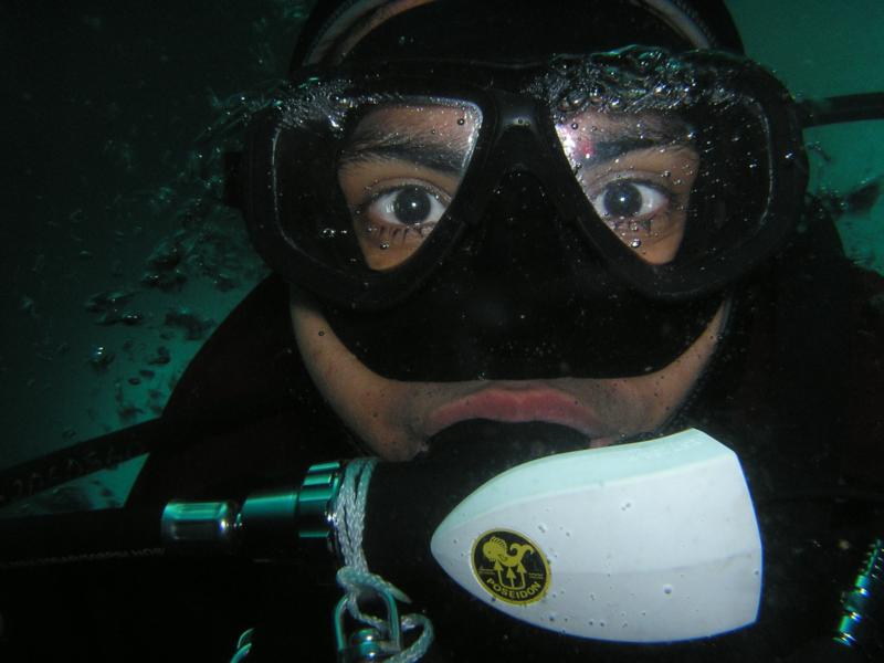 Me diving
