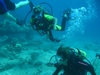 Trevor and Kira, first dive, at Maui and off a boat. Spoiled!