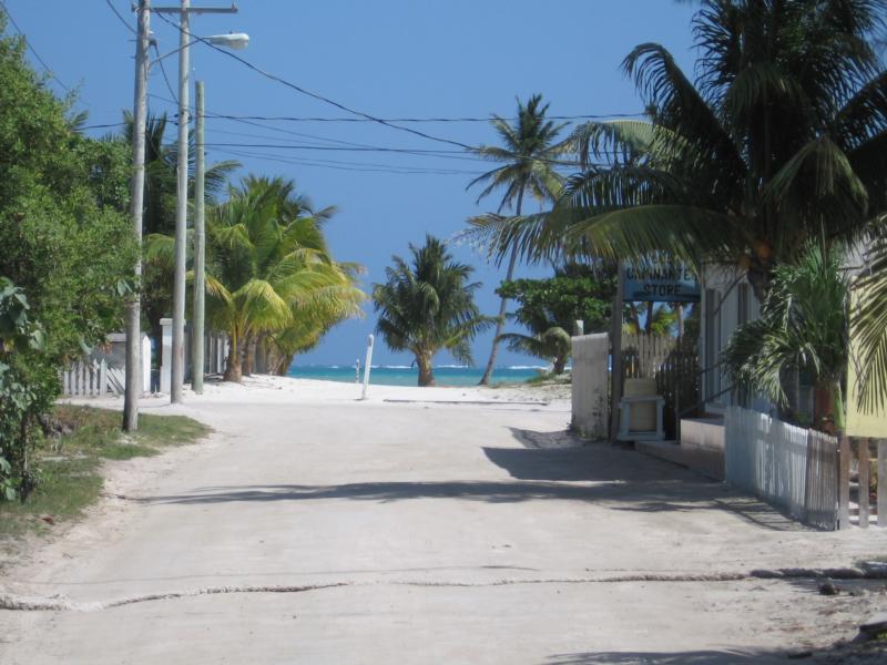 Street View in front of Paz Villas, San Pedro,BZ