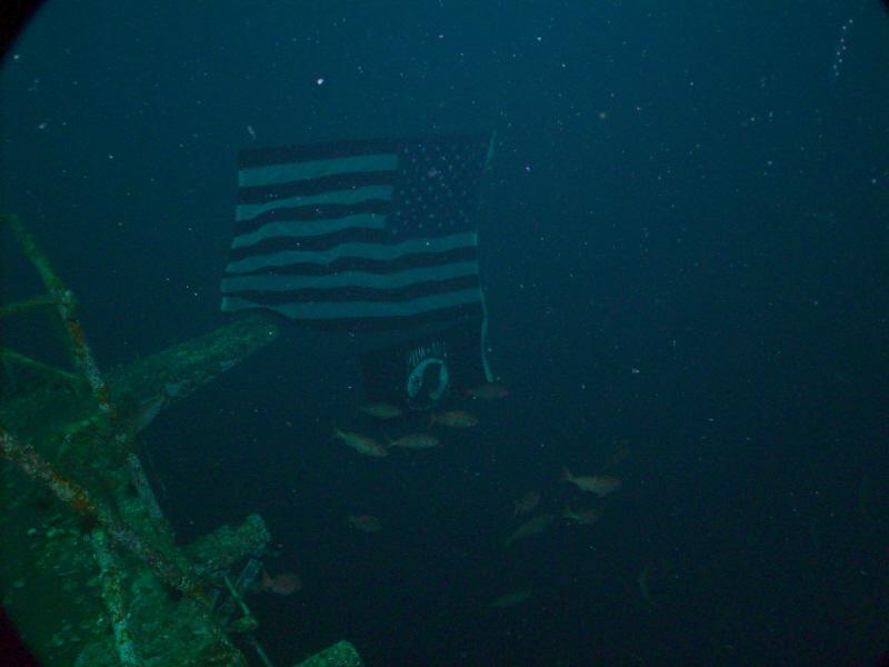 Flags still fly on the USS Oriskany