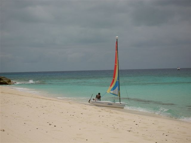 Remote Caicos beach