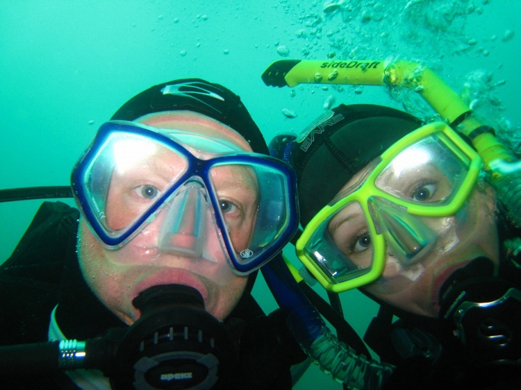 Michelle and I, Channel Islands, November 2007