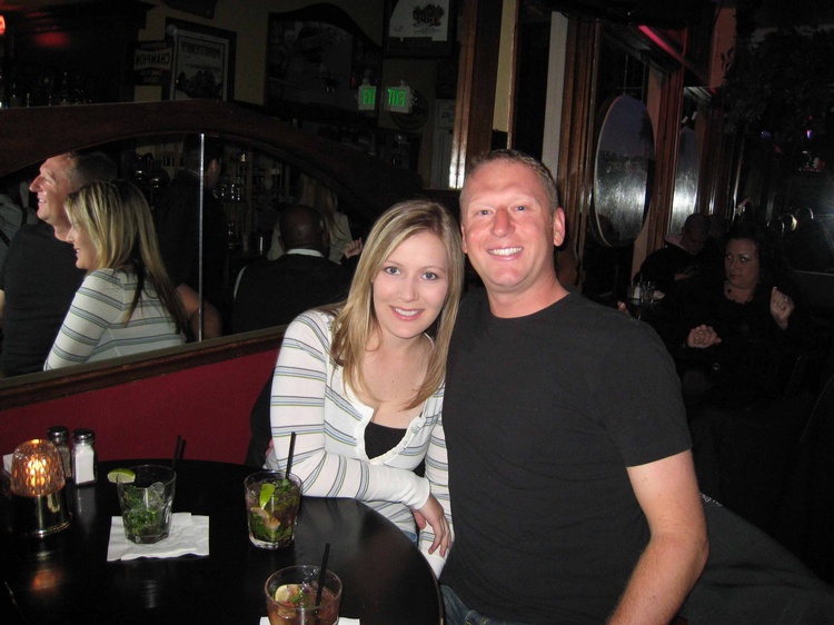 Michelle and I after diving in Monterey- we clean up nicely... :-)