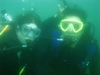 My fiance and I diving during our AOW course, summer `07