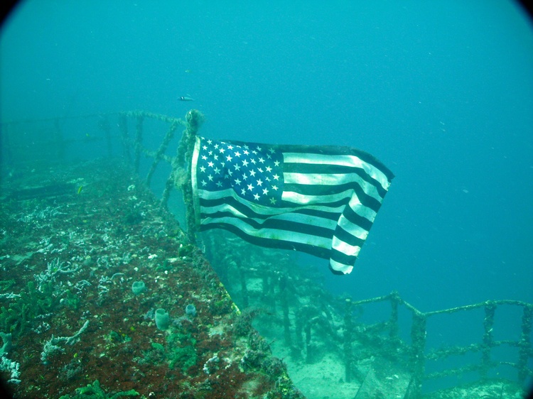 Flag at Speigel Grove... AWESOME dive!!